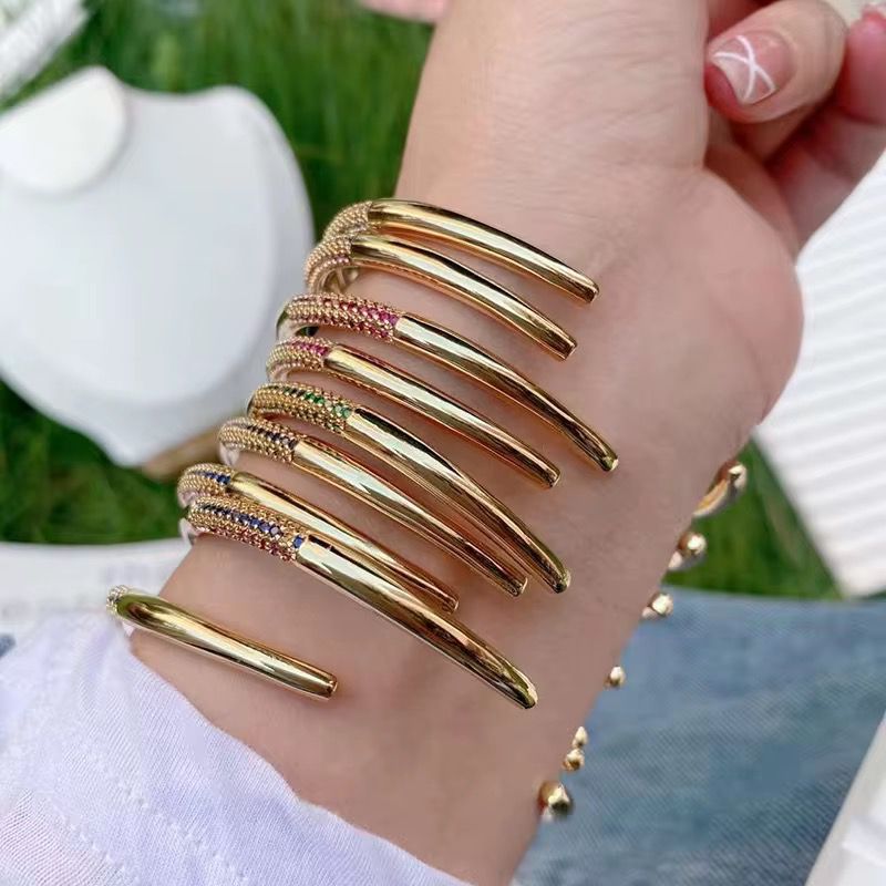 Armbåndssæt "Rainbow Glow" (Mix af Farvede Sten) - Imagem 3