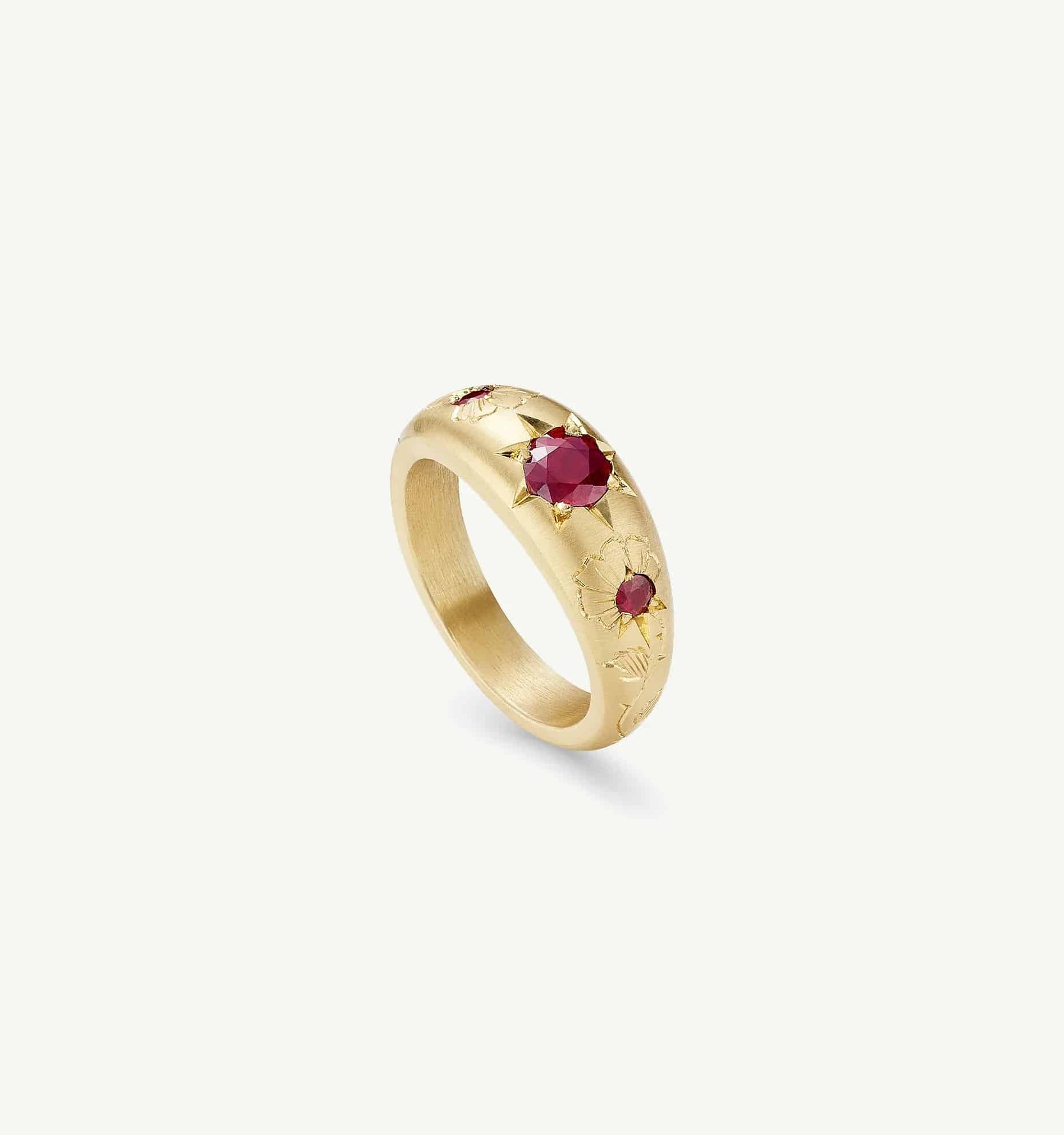 Wild Rosebud Ring
